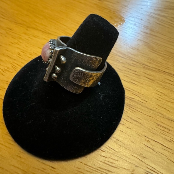 Hand Made adjustable Sterling Silver 925 Sterling adjustable oxidized - Picture 3 of 6